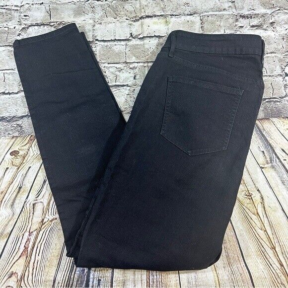 Old Navy Jeans Womens Sz.14 Black Super Skinny Denim Rocker Preppy - Picture 6 of 9